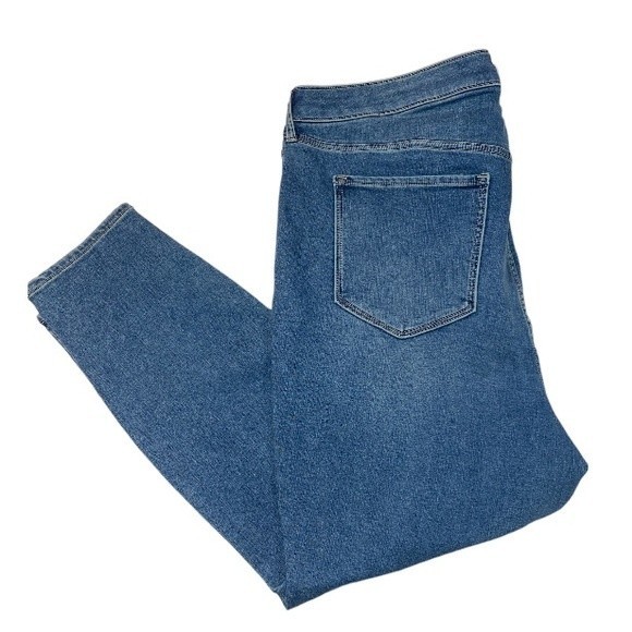 Old Navy Jeans High-Waisted Rockstar Super-Skinny Blue Plus Size 24 - Picture 9 of 16